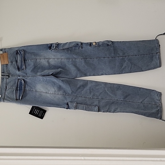 Retrofete Alejandra Cargo Pant in Vintage Celeste Size 24/27 - Picture 11 of 16
